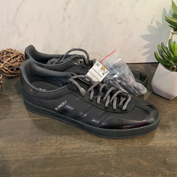 adidas | Shoes | Rare Unreleased Blondey X Adidas A B Gazelle Indoor Grey  Carbon | Poshmark